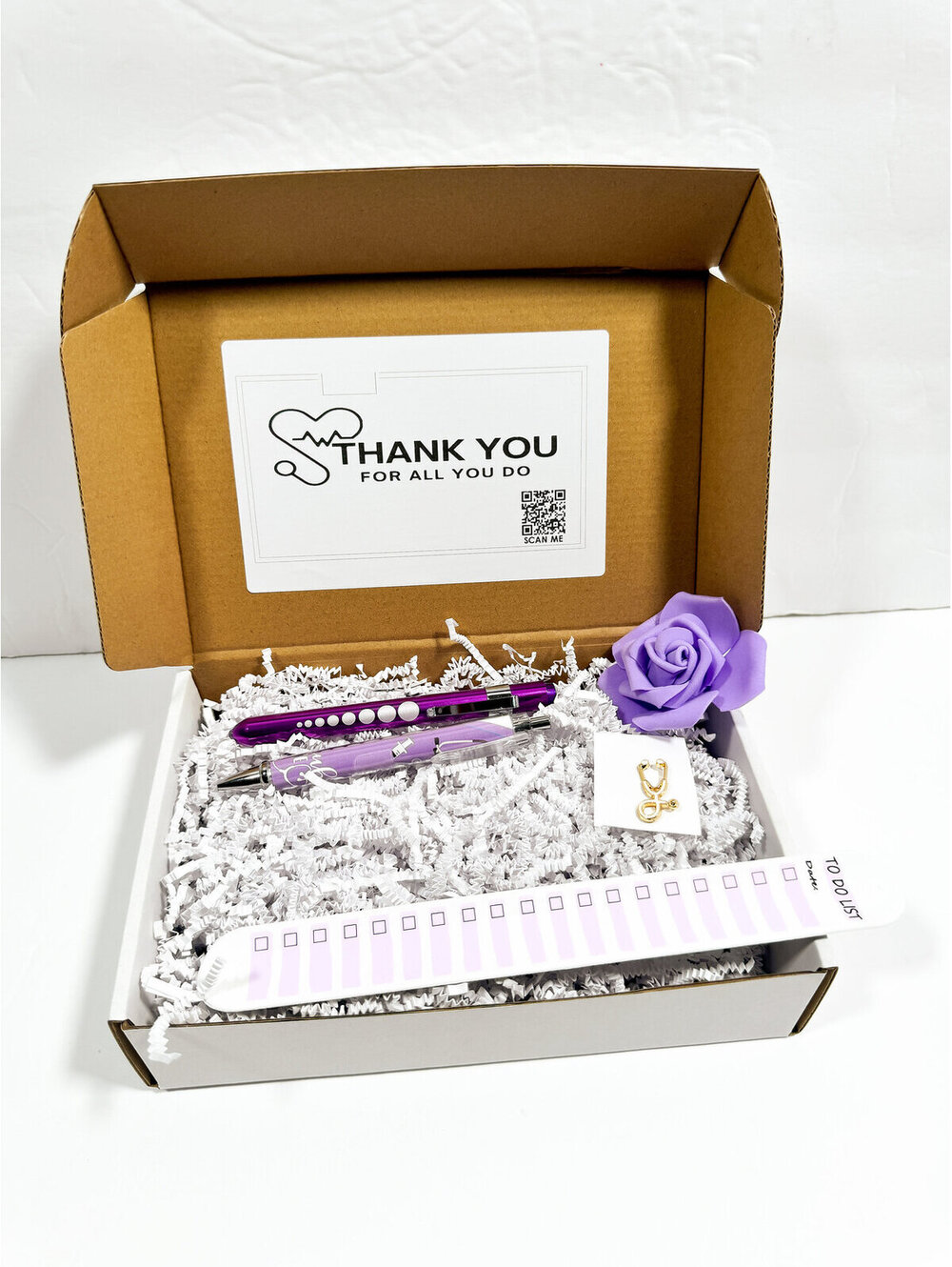 Nurse Gift Set Luxury Box with Silicone Wristband Notebook,